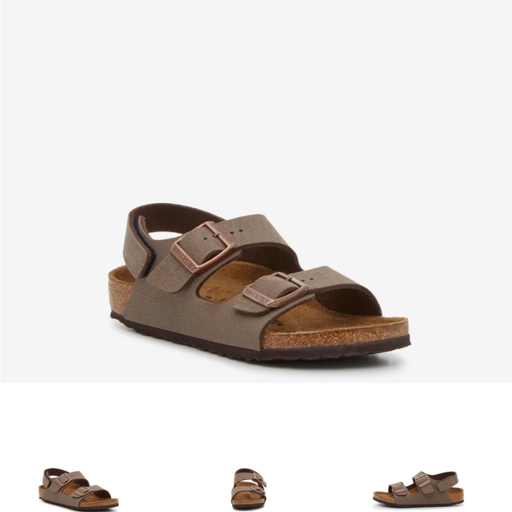 NWT Birkenstock Kids Milano Sandals - Mocha